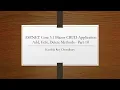 ASP NET Core 3 1 Blazor CRUD Application Add Edit Delete Methods - Part 10