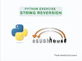 Python exercise How to reverse a string from the command line