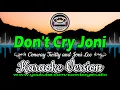 Download Lagu Don't Cry Joni (Conway Twitty and Joni Lee) Karaoke