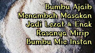 Seasoning Bumbu Ajaib Membuat Masakan Jadi Enak Lezat Mirip Bumbu Mie Instan