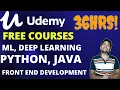 FREE Udemy Courses with Certificate Python Deep Learning ML Web Development
