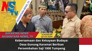 Download Menuju Peradaban Religius: Desa Gunung Keramat Sajikan 1000 Tumpeng Istimewa MP3