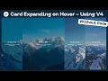 Amazing Card Expanding Animation with Elementor V4 - No Code Needed