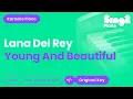 Download Lagu Lana Del Rey - Young And Beautiful (Karaoke Piano)