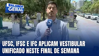 Mais de 23 mil candidatos fazem o Vestibular Unificado UFSC, IFSC e IFC