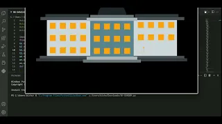build a house using turtle with python
