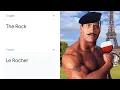 Download Lagu The Rock in different languages meme