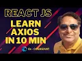How To Use Axios With React Axios Call API and Set data useeffect axios