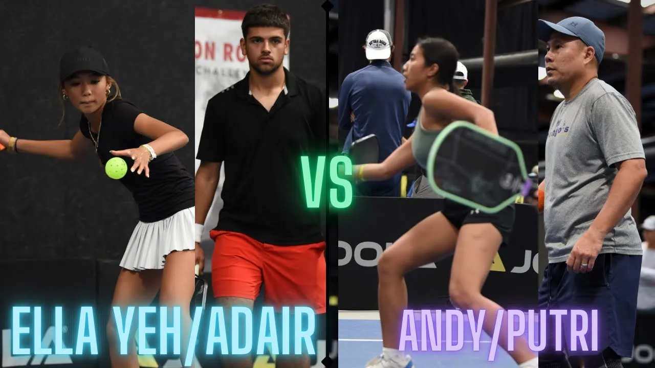 PRO MIXED | PPA CHALLENGER SERIES | ELLA YEH/ADAIR GARCIA VS ANDY/PUTRI | Baton Rouge, LA