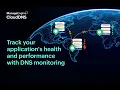 How to configure DNS monitoring options in ManageEngine CloudDNS