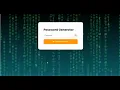 Random Password Generator App in HTML CSS JavaScript CodingIndia