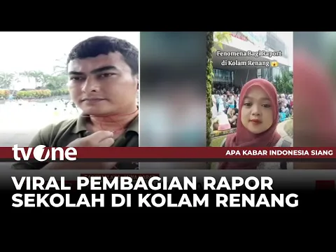 Antrean Panjang, Pembagian Rapor di Kolam Renang di Tasikmalaya Viral!