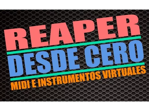 Download MP3 Como Importar, Exportar y Pre Escuchar Archivos MIDI / REAPER en ESPAÑOL - TUTORIAL ATemporal