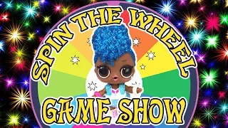 LOL Doll Spin the Wheel Game Show! With Independent Queen, Teachers Pet and Jojo Siwa Blind Bags!