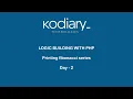 Maths Logic Building With PHP - Day2