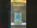 Reverse Number using while loop