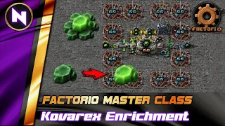 Limitless Uranium-235 with KOVAREX Enrichment Process Factorio How-to