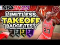 NBA 2K23 Limitless Takeoff Badge Test Best Finishing Badges in 2K23