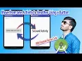 How to Move from one Activity to Another On Click a Button in Android Studio