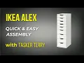 IKEA ALEX Drawer Unit with 9 Drawers Assembly Guide 2026 Step-by-Step with Tasker Terry