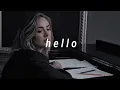 Download Lagu Adele - Hello (𝙨𝙡𝙤𝙬𝙚𝙙 𝙉 𝙧𝙚𝙫𝙚𝙧𝙗)