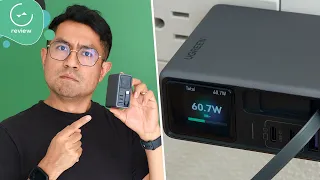 CARGADOR CON WIFI: UGREEN Nexode Pro 160W con pantalla y cable retráctil
