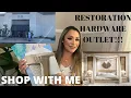 RESTORATION HARDWARE OUTLET BIG SALE SHOP WITH ME MY INSPO BED