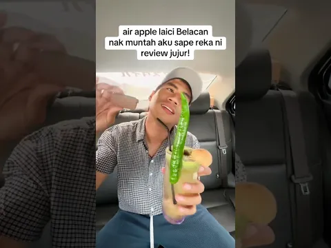 terasi belacan jus apple mau muntah