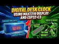 ESP32-C3 MAX7219 Matrix Clock - Step-By-Step Guide