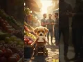 POOR PUPPY - The Street of Humans #ai #shorts #puppy #sad
