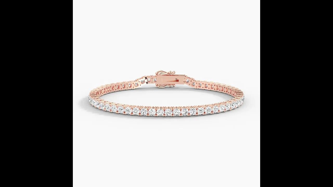 6 CTW Lab-Grown Diamond Tennis Bracelet in 14K Gold/Platinum – Classic & Timeless