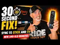AMAZON FIRESTICK REMOTE 30 SECOND FIX - SYNC TO STICK AND TV