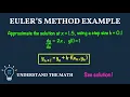 Euler s Method Example Numerical Solution of a Differential Equation