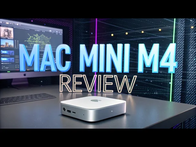 Mac Mini M4 unboxing and review - what is the hype? - Mac AI Tutorial Video Thumbnail
