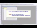 Batch Process all Data Files in a Folder