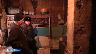 Сотрудники МЧС провели противопожарный рейд в Ленинском округе Омска