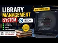 Library Management System project in c source code
