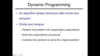 Dynamic Programming DP Knapsack - Algorithm