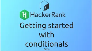 Getting started with conditionals HackerRank Linux Shell