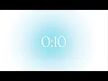 Magical Relaxing Light Blue Aura 10 Second Timer