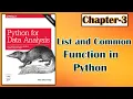 Python For Data Analysis Part-6 How to perform slicing operation in list enumerate zip function