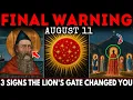 DON T MISS Lion s Gate Portal 2026 3 Signs the Portal Actually Worked for You August 11