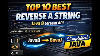 Reverse a String Using Java 8 Streams Interview Coding Question