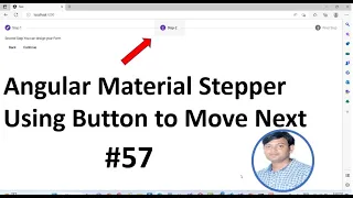 Angular Tutorial for Beginners 57 Material Stepper in Hindi