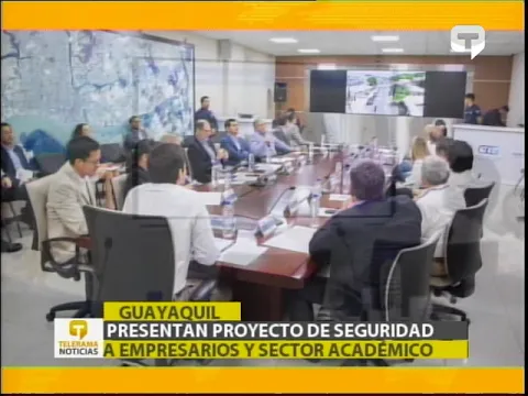 Presenta proyecto de seguridad a empresarios y sector académico
