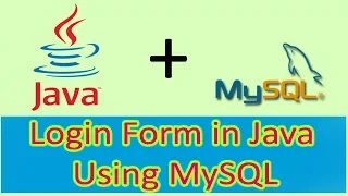 Login form in Java using Netbeans and MySQL