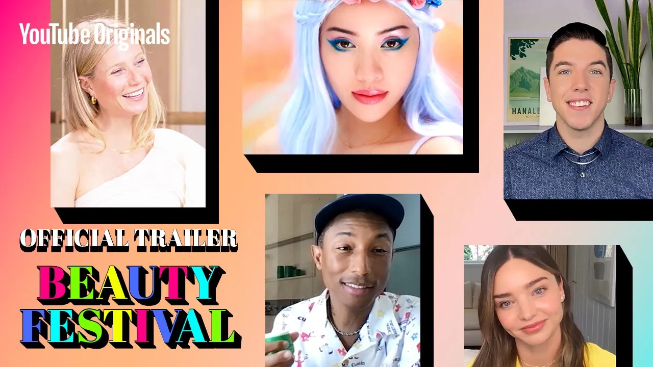 TRAILER YouTube's first ever #BeautyFest: Pharrell, Selena, Addison, Hyram, Gwyneth, Miranda & more