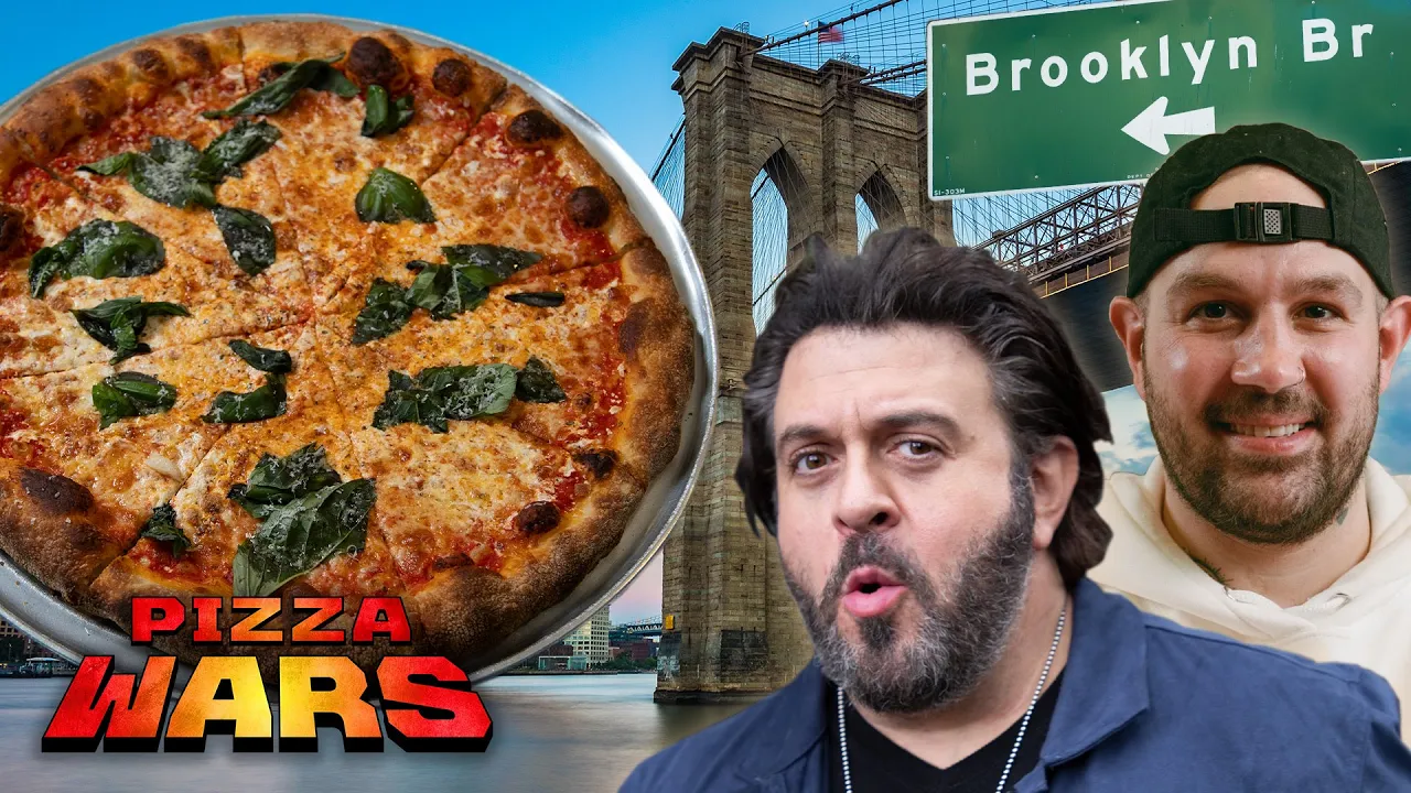 Iconic Brooklyn Pizza Tour with Adam Richman and Frank Pinello   Pizza Wars
