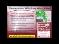 Thunderstorms and very windy weather bring a rocky start to April