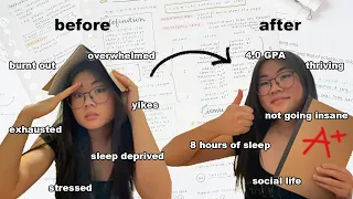 how to ALWAYS get straight A s WITHOUT BURNING OUT study time management tips